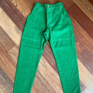 Big Bud Press Pencil Pants in Lawn Green XS